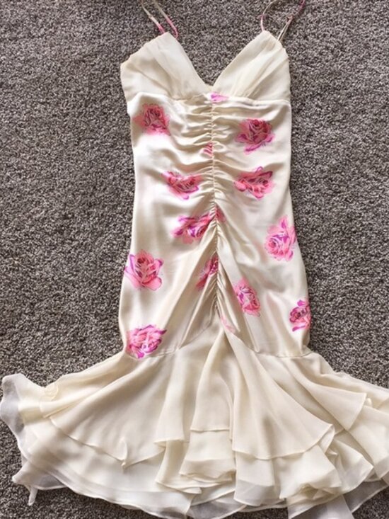 Betsey Johnson Dresses & Skirts - Vintage Betsey Johnson SILK floral mermaid dress